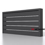 Планкен для забора 120 mm RAL 7024 – покрытие порошковое, толщина 0,45 мм в Челябинске  | фото 2