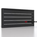 Планкен для забора 120 mm RAL 9005 – покрытие порошковое, толщина 0,45 мм в Челябинске  | фото 4